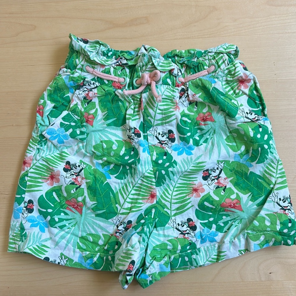 Girls Hawaiian Polynesian Print Minnie Shorts Aulani